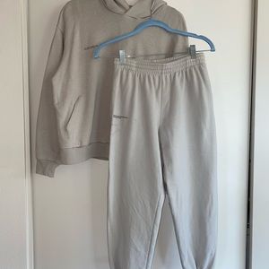 Pangaia Sweatpants - stone. Sz youth 12 / adult XS
